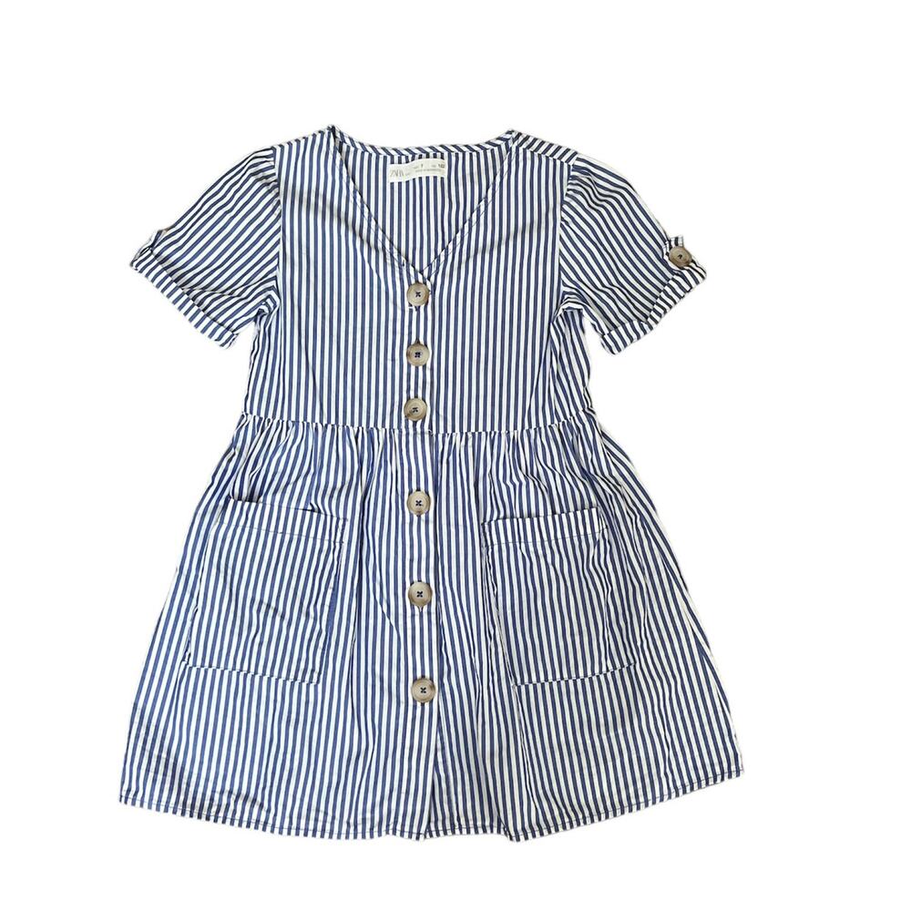 Zara (7) Striped Pocket Dress
